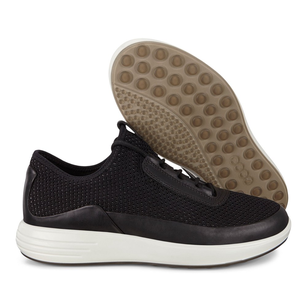 Tenis Hombre - ECCO Soft 7 Runner Meshs - Negros - TOM398642